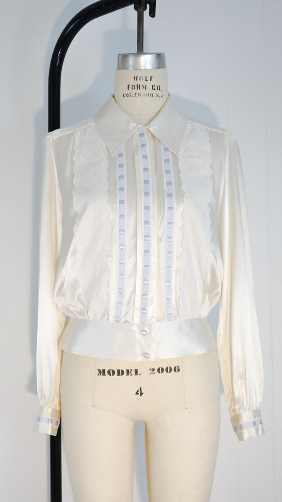 Adolfo Silk Blouse