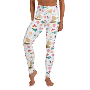 Hei Hei & Pua Yoga Leggings | Disney Leggings | Moana | Polynesian Princess Leggings | Yoga Leggings