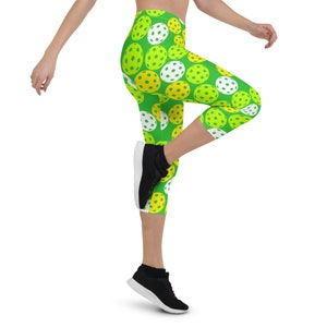 Pickleball Player Capri Leggings | Wear to Pickleball | Pickleball Gift | Designated Dinker