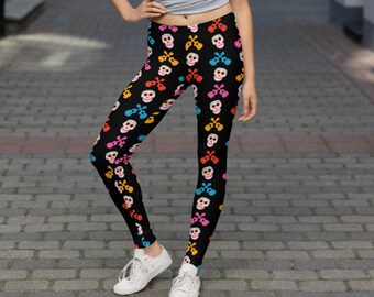 Coco Leggings | Day of the Dead Leggings | Adult Leggings | Disney Coco | Un Poco Loco | Womens Leggings