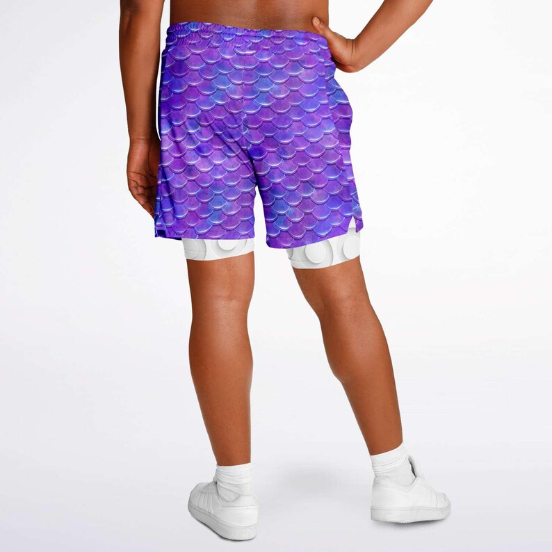 Pantalones cortos deportivos de doble capa Boo Monster para hombre / Monsters Inc / Pantalones cortos de Disney / Disney Bounding / Scare Because We Care / Disney para hombre imagen 10
