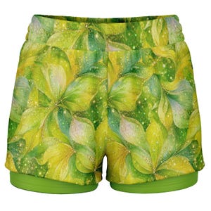 Tinkerbell Double Layer Women's Athletic Shorts | Peter Pan Shorts | Disney Shorts | Run Disney Outfit | Wear to Disney | Disney Costume image 7
