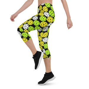 Pickleball Player Capri Leggings | Wear to Pickleball | Pickleball Gift | Designated Dinker
