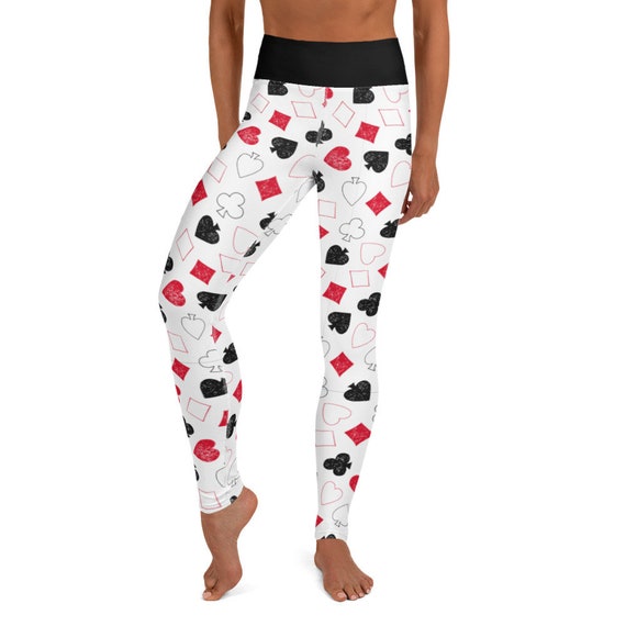 Card Suits Leggings Poker Leggings Casino Leggings Card Etsy
