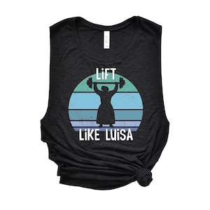 Lift Like Luisa Shirt | Disney Workout Shirt | Run Disney | Disney Luisa Shirt | Disney Sunset Shirt | Ladies’ Muscle Tank