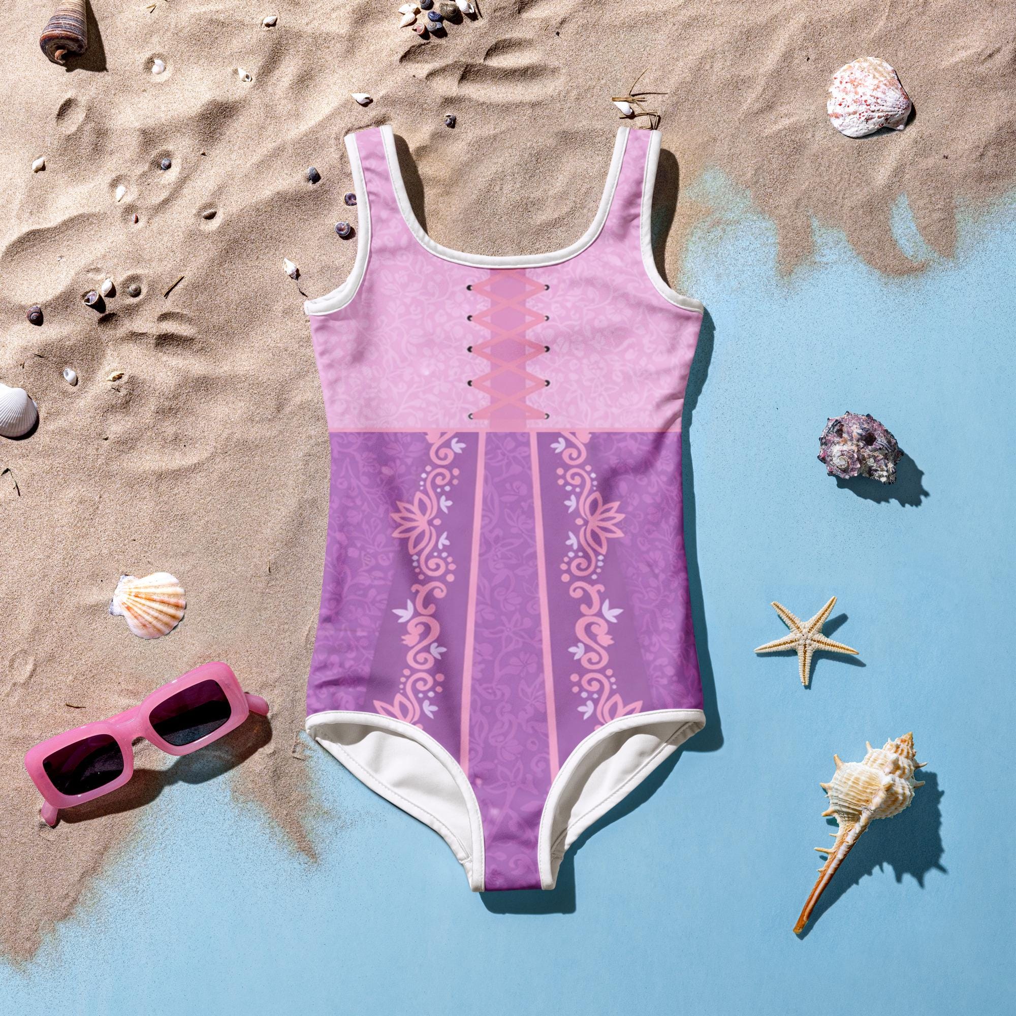 Discover Rapunzel Swimsuit | Disney Kids & Youth Swimsuit | Disney Vacation | Disney Cruise | Tangled Swimsuit