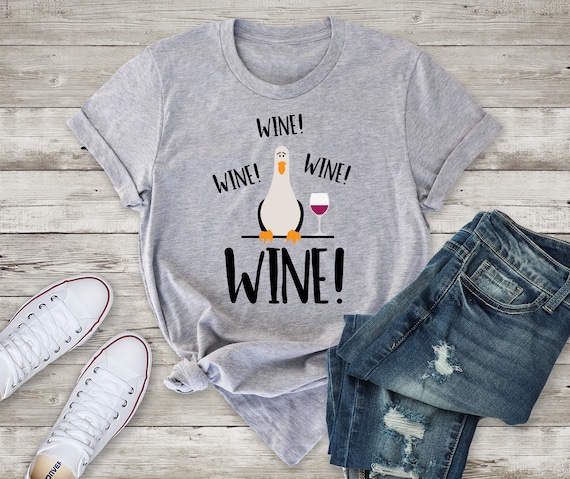 Wine! Wine! Wine! Shirt | Finding Nemo Shirt | Disney Shirt | Food and Wine Festival | Disney Trip | Short-Sleeve Unisex T-Shirt