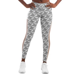 Spaceship Mesh Pocket Leggings | Epcot Leggings | Disney Leggings | Run Disney | Wear to Disney | Leggings