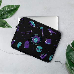 Housse pour ordinateur portable Madame Leota | Manoir hanté | Housse pour ordinateur portable Manoir hanté Disney