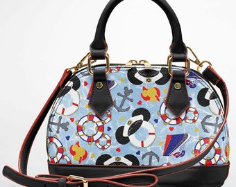 Bolso tipo bandolera Disney Cruise / Bolso de parques Disney / Bolso para cruceros Disney / Mini bolso estructurado / Bolso de viaje