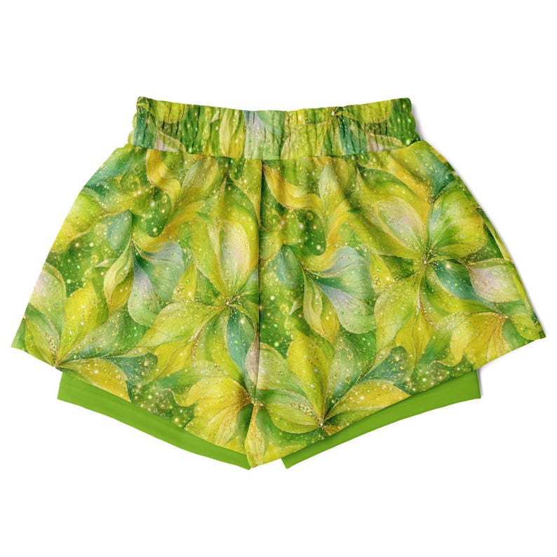 Tinkerbell Double Layer Women's Athletic Shorts | Peter Pan Shorts | Disney Shorts | Run Disney Outfit | Wear to Disney | Disney Costume image 5