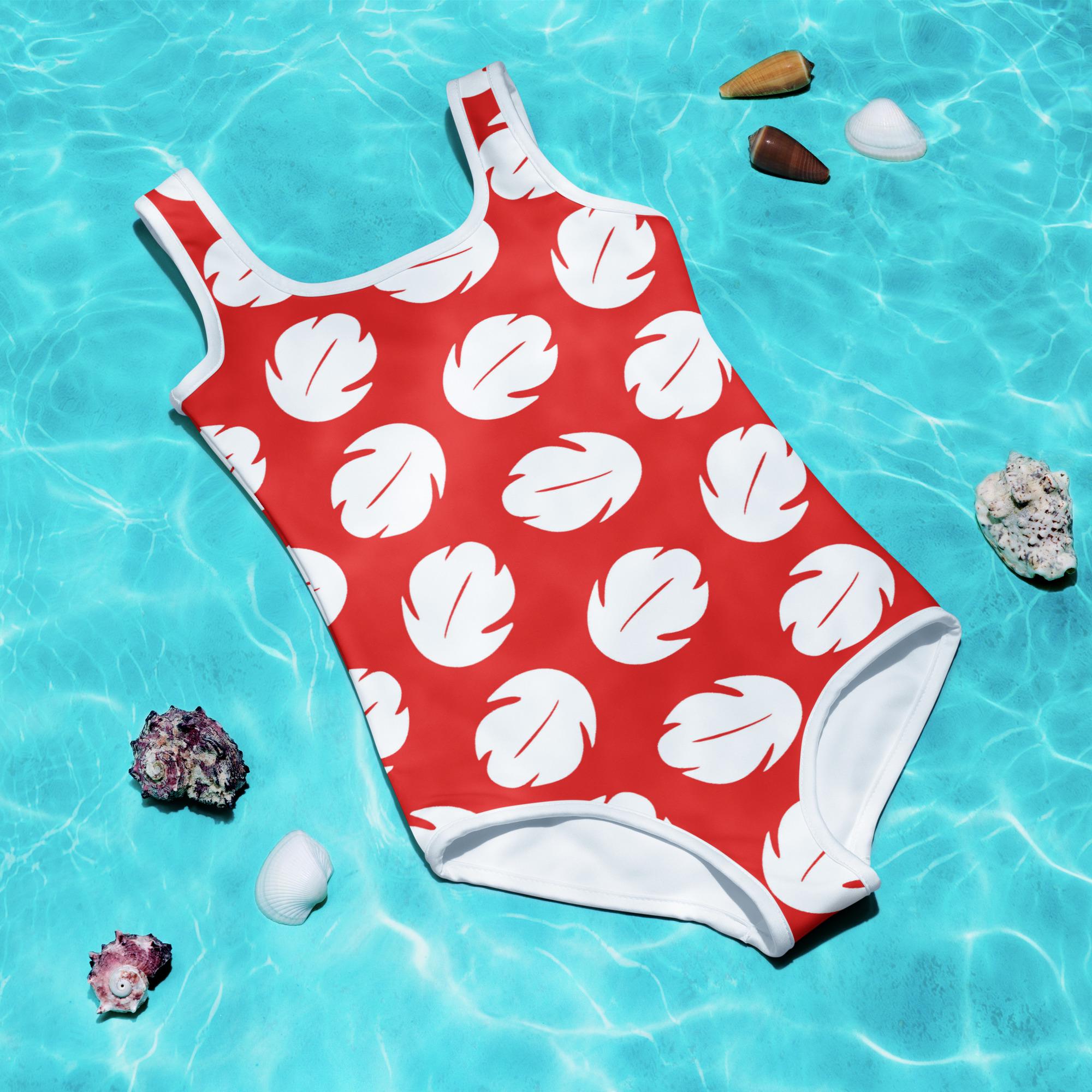 ■SENTI■ [Disney] Check Angel PK Semi-Cut Flipton Swimsuit s-l400.jpg