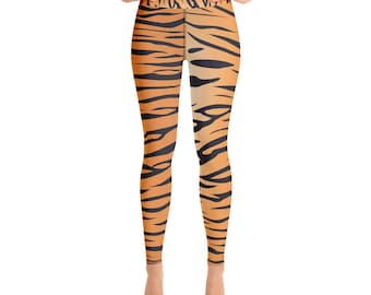 Tiger Yoga Leggings | Tiger Print | King Leggings for Her | Running Leggings