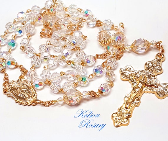 Swarovski rosary deals