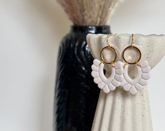 Zoe Dangle Earrings | Ivory