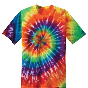 Koloa Surf Co Colorful Rainbow Tie-dye T-shirt Sizes S-4XL - Etsy