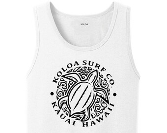 XS-4XL Sizes Koloa Surf Classic Wave Logo Moisture Wicking Sleeveless T-Shirts