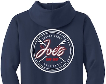 Joe's Surf Shop Double Boards Pullover Hoodie