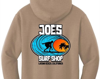 Joe's Surf Shop Sunrise Surfer Pullover Hoodie