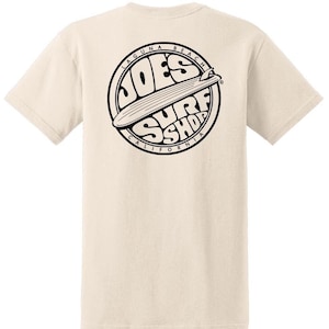 Joe's Surf Shop Fins Up Surfer Shirt | Beach Shirt | Surfing Shirt | Surfer T Shirt | Surfing T Shirt