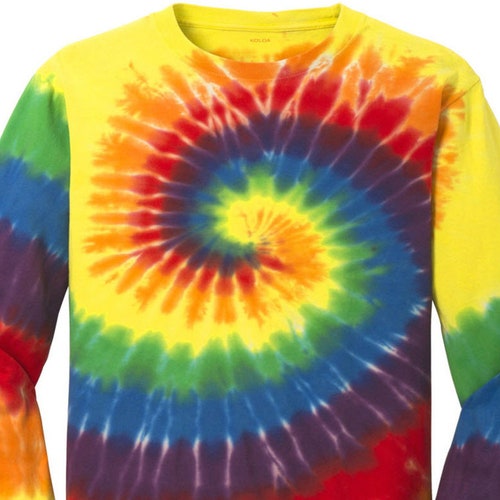 Tie Dye Long Sleeve Choose Size - Etsy