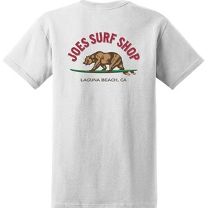 Joe&#39;s Surf Shop Surfing Bear Beach Shirt