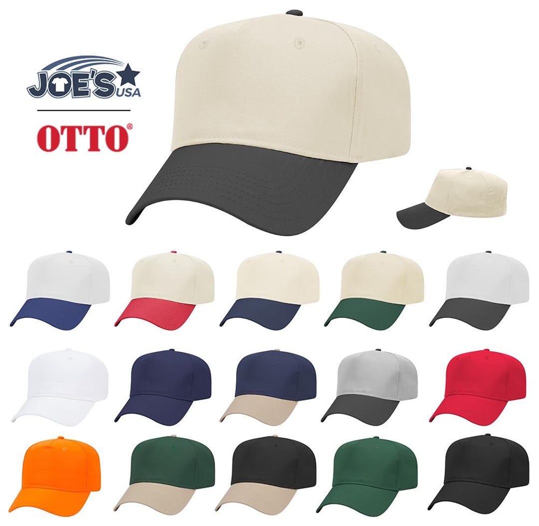 Otto Cap 31069 5 Panel, Mid Profile Baseball Cap Etsy