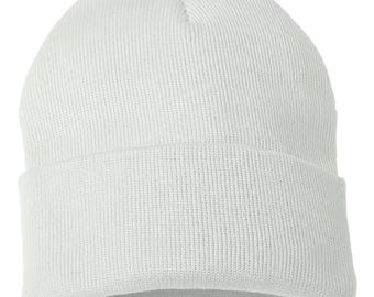 12" Solid Cuffed Beanie - SP12