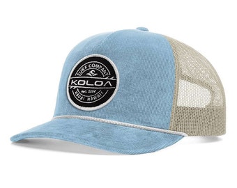 Koloa Surf Company Light Blue Corduroy Hat