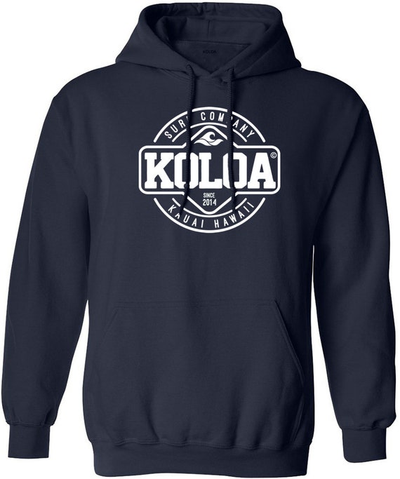 Koloa Surf Co Pullover Hooded Sweatshirt Navy white Dawn Patrol Sizes S 5XL Etsy