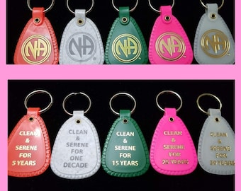 Narcotics Anonymous Special Key Tags 5, 10, 15, 25 and 30yrs and Metal J4T-25yrs