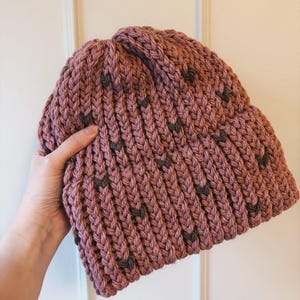 Brown Fair Isle Hat - Etsy display picture 3