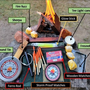 Blue Sky Fire Pouch (Fire Starter)
