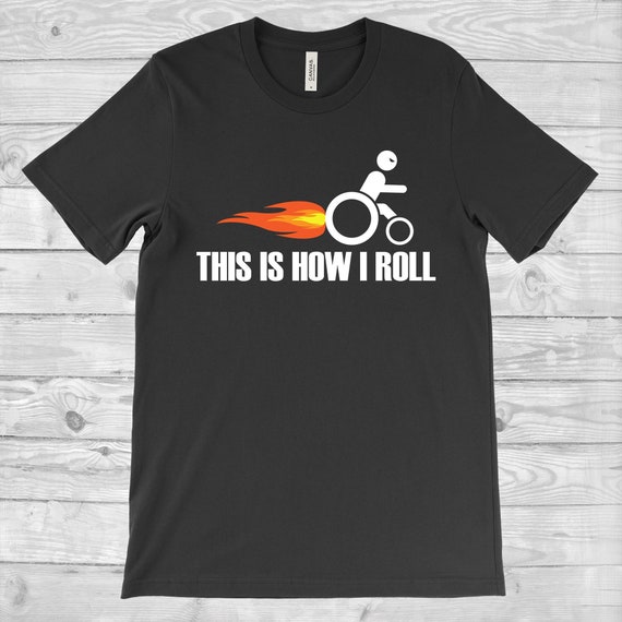 funny wheelchair t shirts