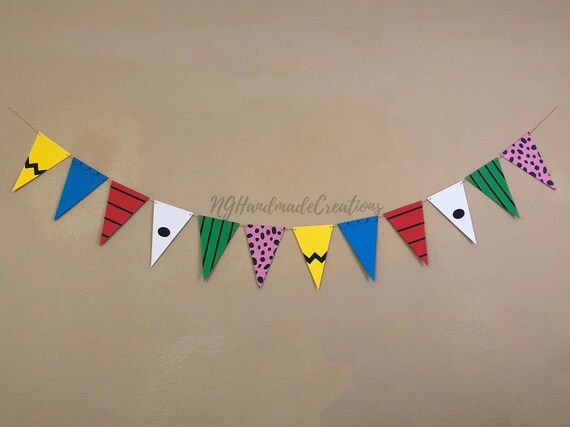 Peanuts Charlie Brown And Friends Banner Etsy