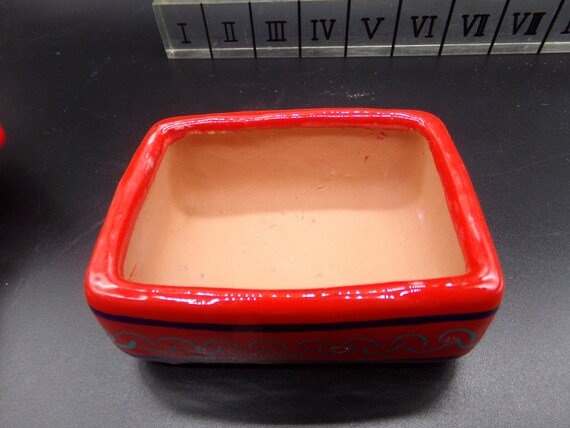 Red Clay Pottery Trinket Box- Made in Mexico - image 6