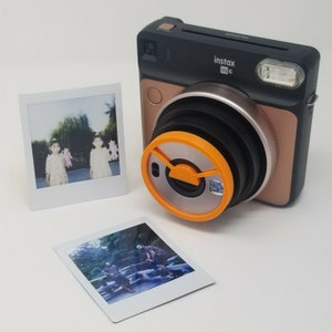 Fujifilm Instax SQUARE SQ6 Instant Film Camera (Graphite Grey) + instax  Wide Instant Film, 20 Square Sheets + Extra Accessories 
