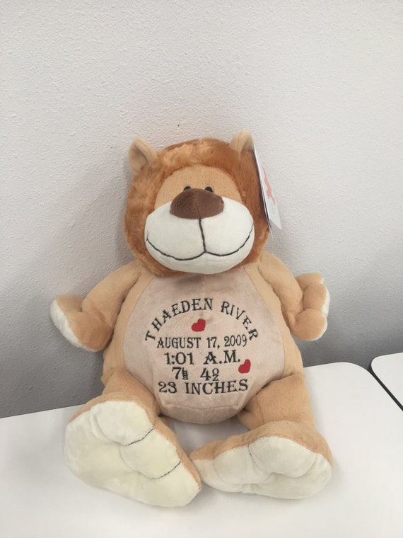 etsy personalized stuffed animal