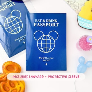 Eten en drinken Around The World Epcot Paspoort Boek/eten Wijnfestival Wereldshowcase Disney World-feestactiviteit
