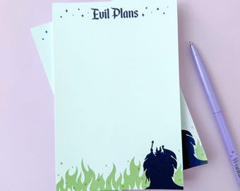 Evil Plans Villain Memo Notepad, 50-Sheets