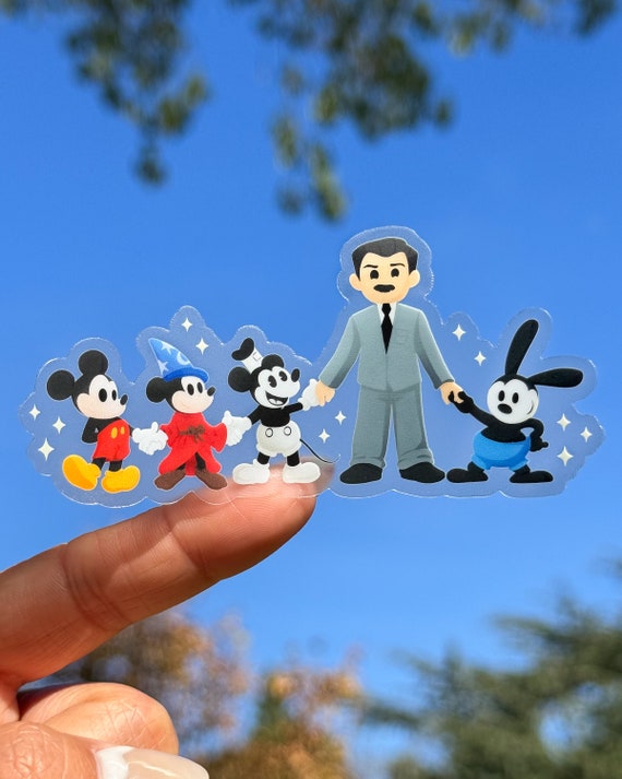 Walt With Mickey Friends Through the Decades Transparent Disney