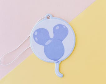 Blue Balloon Air Freshener (Cool Breeze Scent), Disney Parks Car Room Freshie, Gifts for him her, birthday fish extenders stocking stuffer