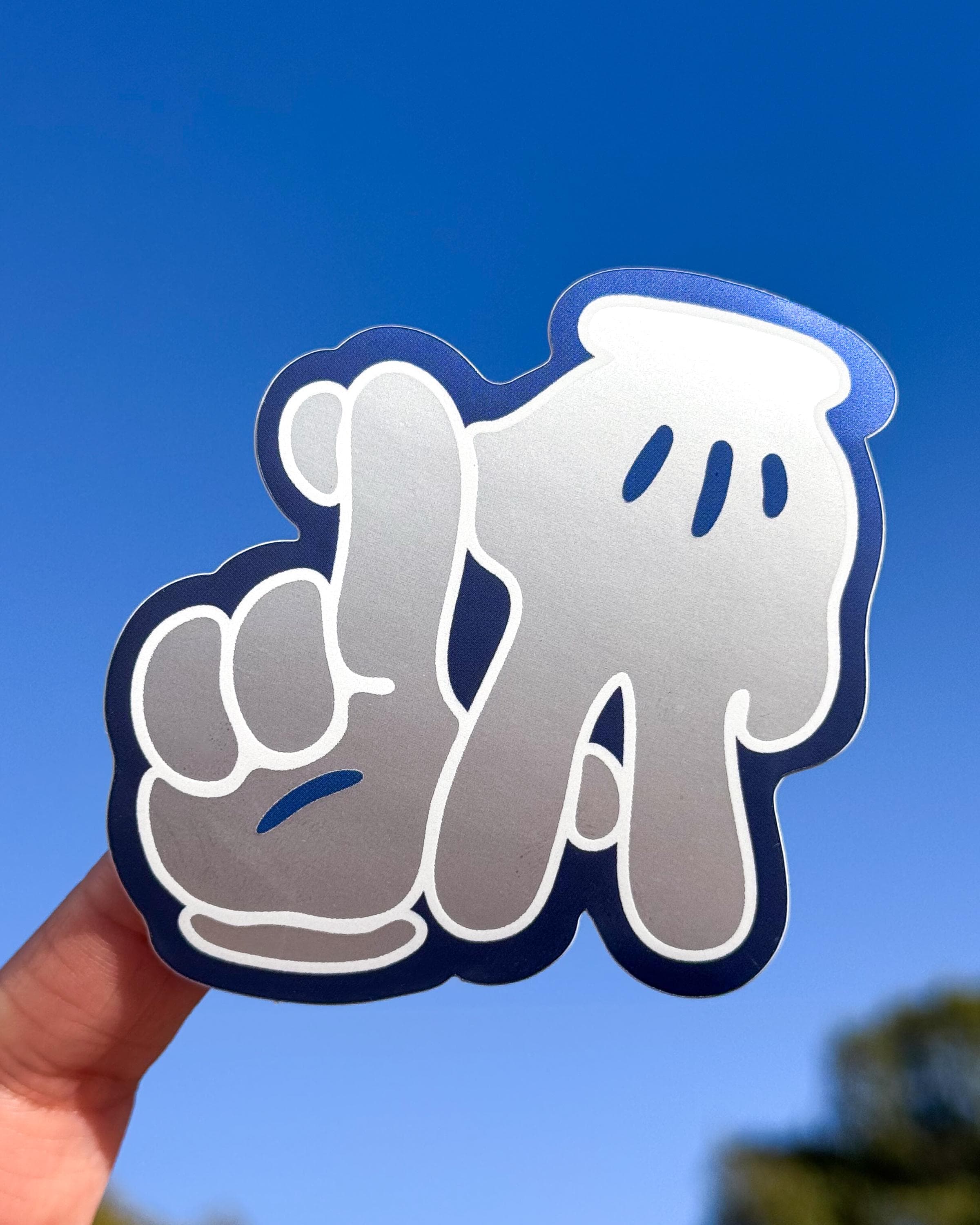 LA Strong Matte Holographic Sticker/ California Disney Mickey