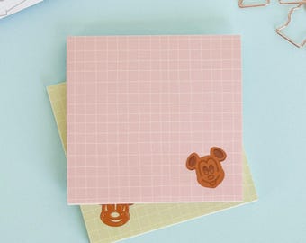 Waffle Post It Notes | Disney Stationery (50 Sheets)