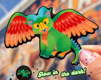 Pepita Alebrije Sticker: Glow In The Dark, Disney Coco Spirit Guardian
