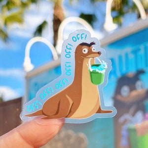 Gerald Seal Sticker | Pixar Finding Dory Inspired Vinyl Decal (Waterproof)