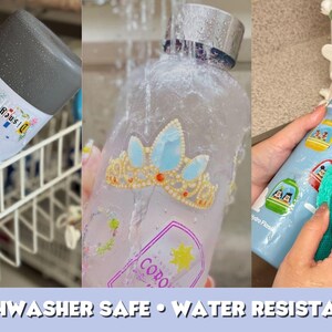 Magical Disney Adult Banner Transparent Laptop Sticker/ Hidden Mickey Pastel cell phone case bullet journal planner decal water bottle image 5