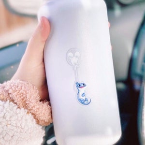 Adesivo trasparente Bruni Mickey Balloon Frozen Elsa Spirit / Decalcomania per custodia del telefono Disney, bottiglia d'acqua, decalcomania per laptop, regalo per lei immagine 4