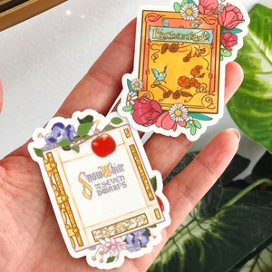 Enchanted Floral Storybook Collection Disney Laptop Stickers/ Classic ...