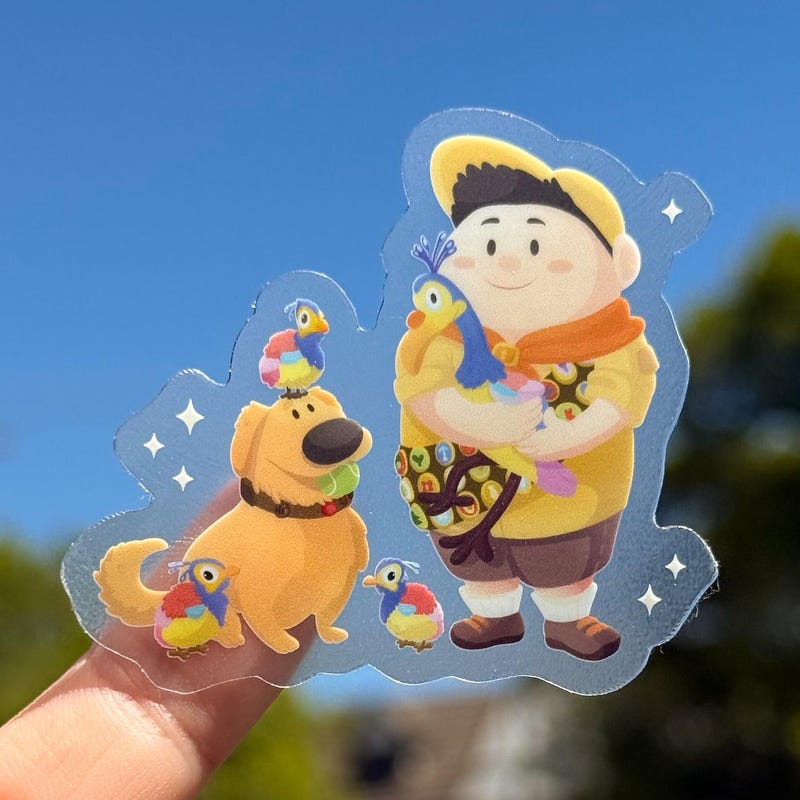 Up Pixar Kevin Stickers - Etsy